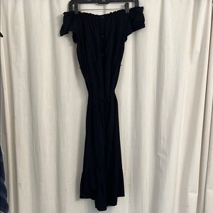 Elegant Black Off-Shoulder Dress